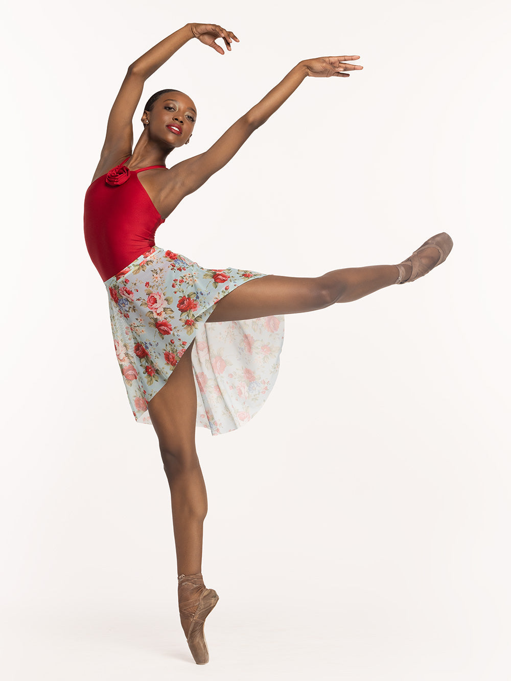 エレベ ダンスウェア ロングハイロースカート Eleve Dancewear Long High-Low Skirt Always and Forever Mesh RTW