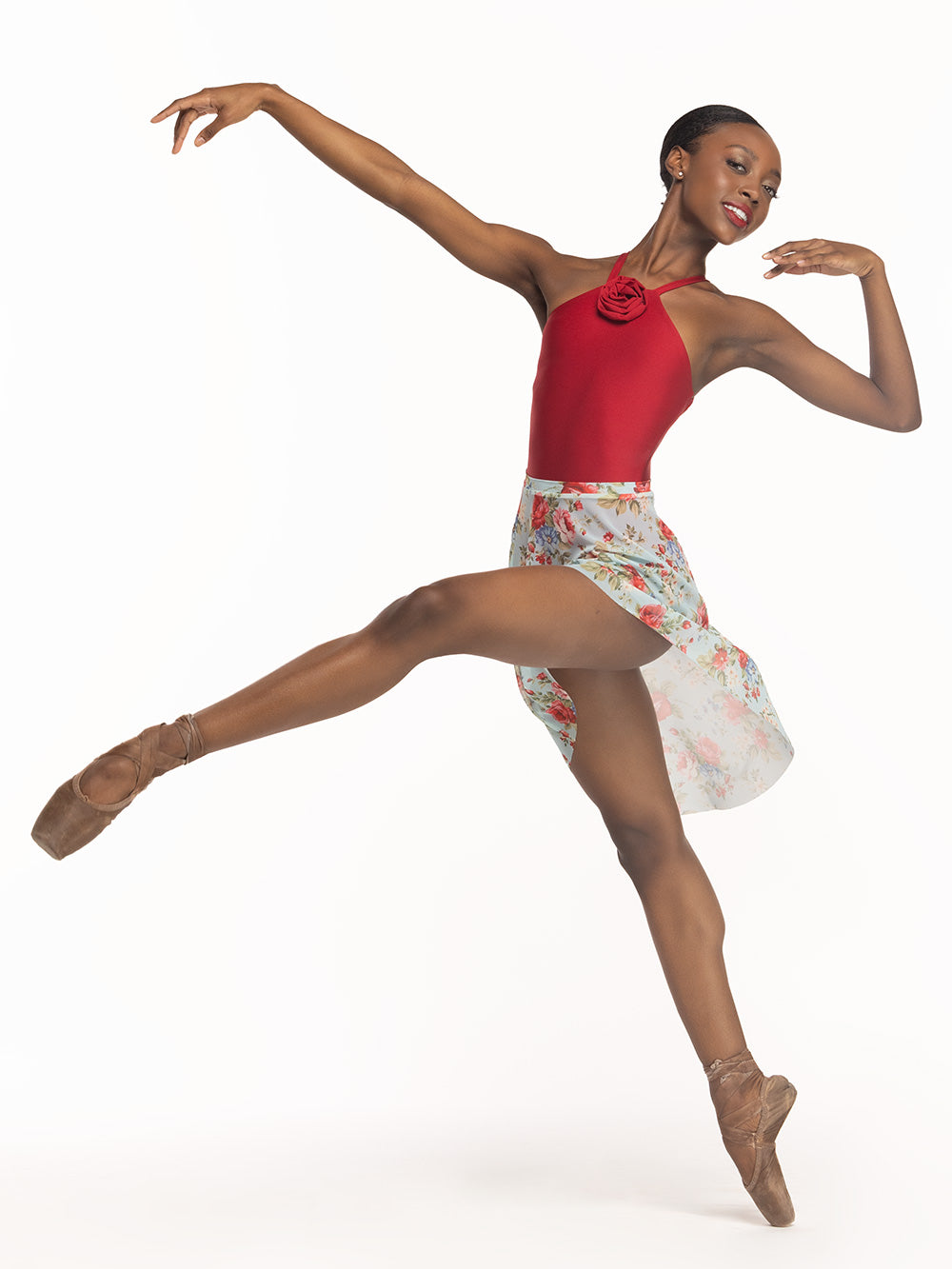 *エレベ ダンスウェア ロゼッタ レオタード Eleve Dancewear Rosette Leotard Ruby RTW