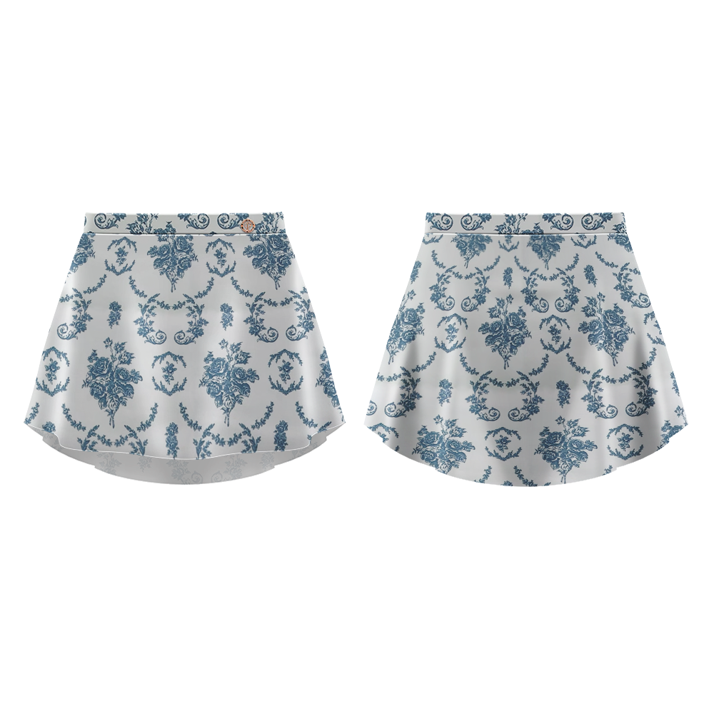 ダンスドパリ スカート Danse de Paris Patterned Skirt Baroque