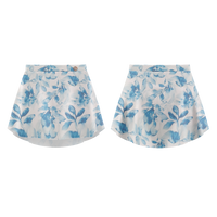 ダンスドパリ スカート Danse de Paris Patterned Skirt Flora Bleu