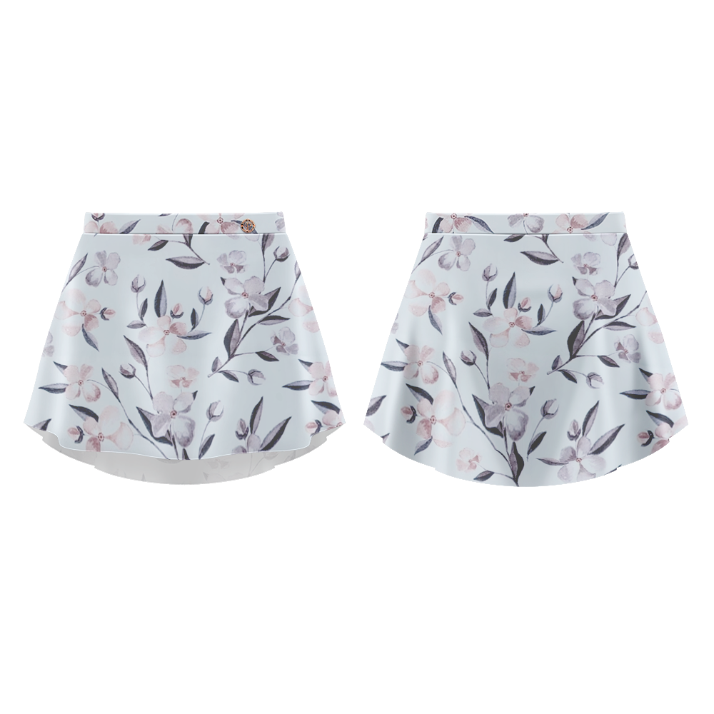 ダンスドパリ スカート Danse de Paris Patterned Skirt Petale