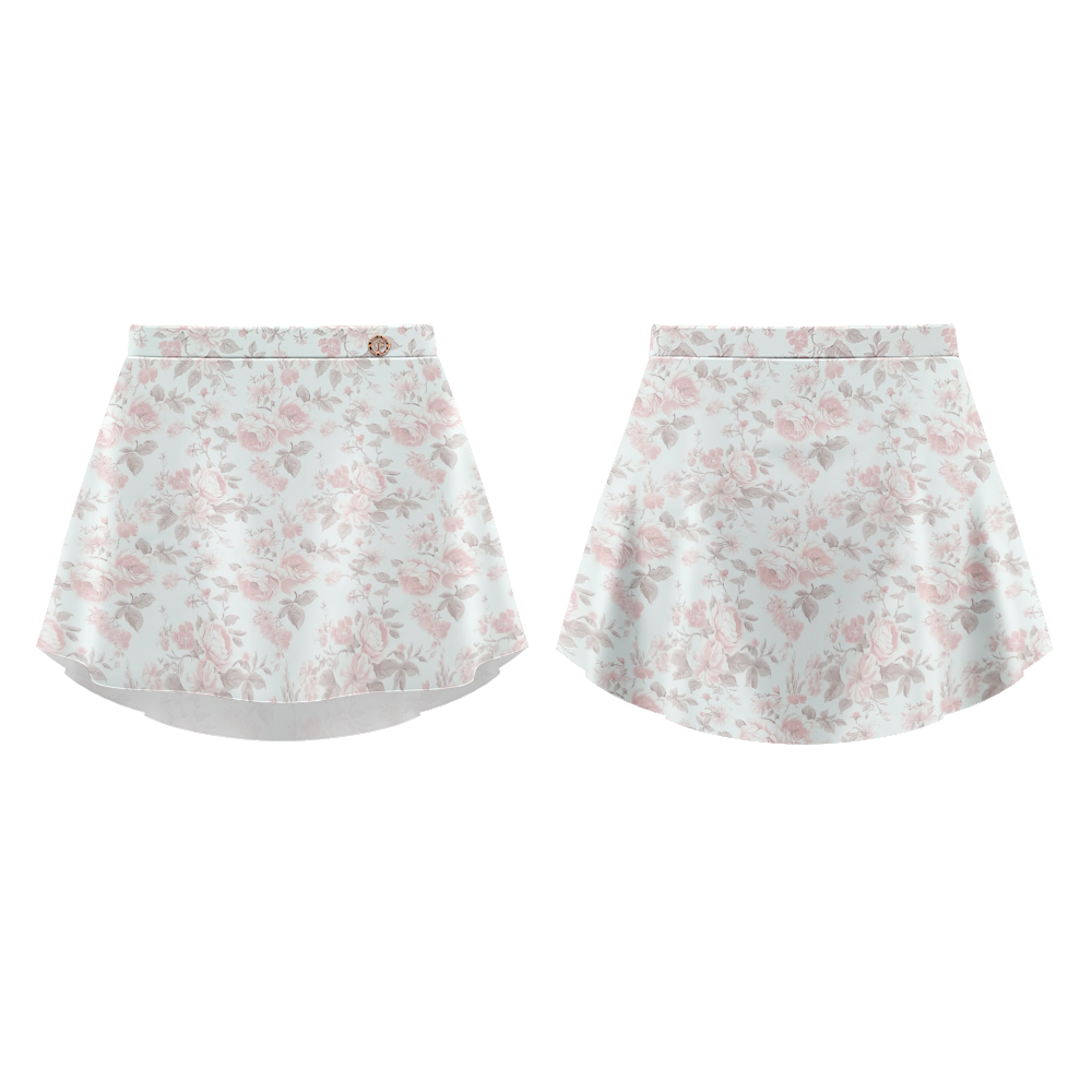 ダンスドパリ スカート Danse de Paris Patterned Skirt Perle