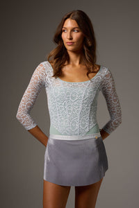 ボディール ソフィア レース長袖レオタード BODILE SOFIA LACE LONG SLEEVE