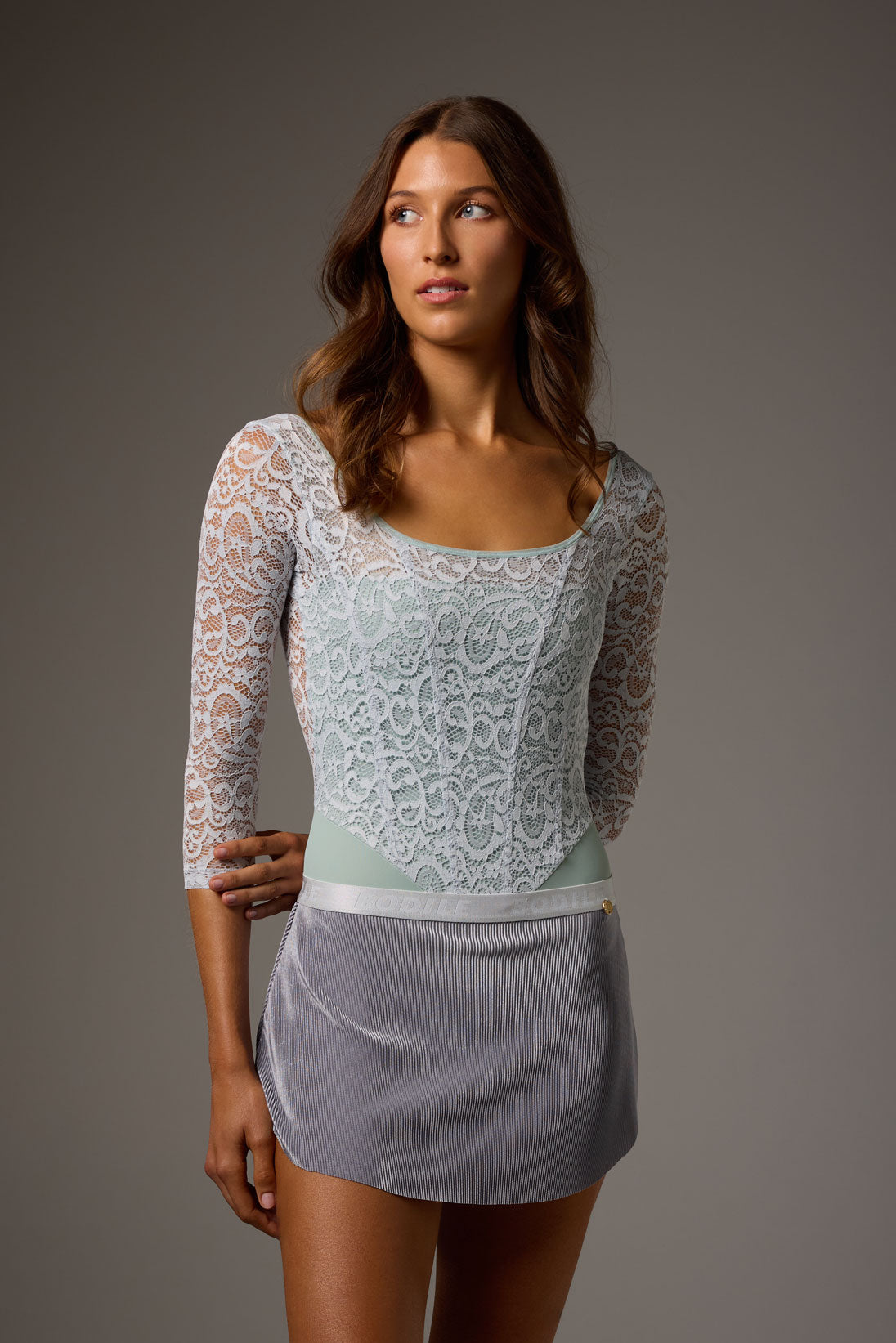 ボディール ソフィア レース長袖レオタード BODILE SOFIA LACE LONG SLEEVE