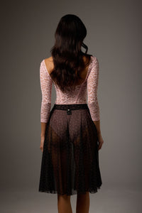 ボディール ソフィア レース長袖レオタード BODILE SOFIA LACE LONG SLEEVE