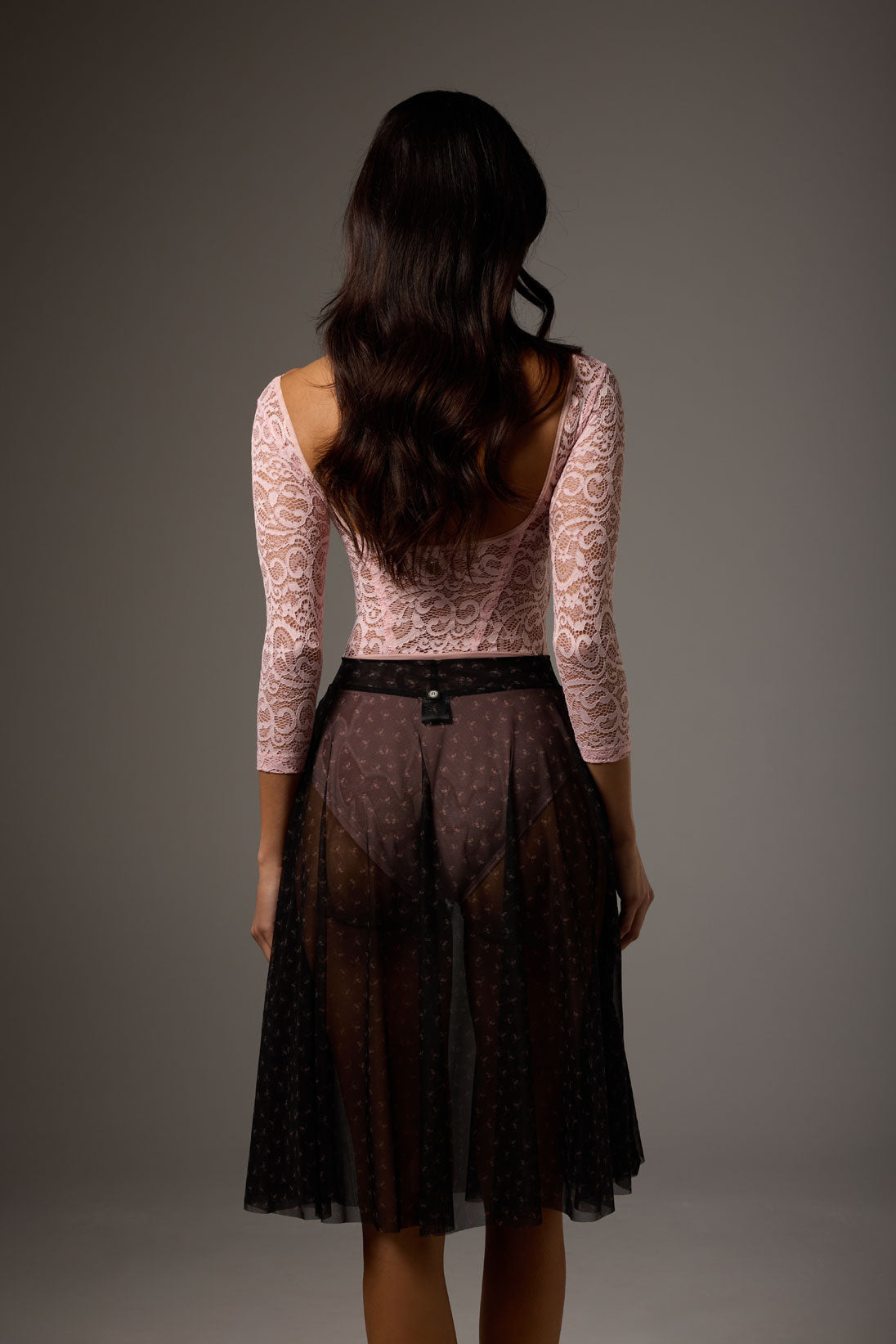 ボディール ソフィア レース長袖レオタード BODILE SOFIA LACE LONG SLEEVE