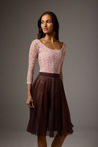 ボディール ソフィア レース長袖レオタード BODILE SOFIA LACE LONG SLEEVE