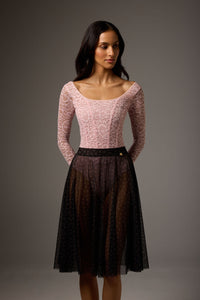 ボディール ソフィア レース長袖レオタード BODILE SOFIA LACE LONG SLEEVE