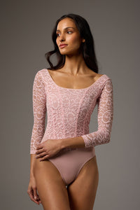 ボディール ソフィア レース長袖レオタード BODILE SOFIA LACE LONG SLEEVE