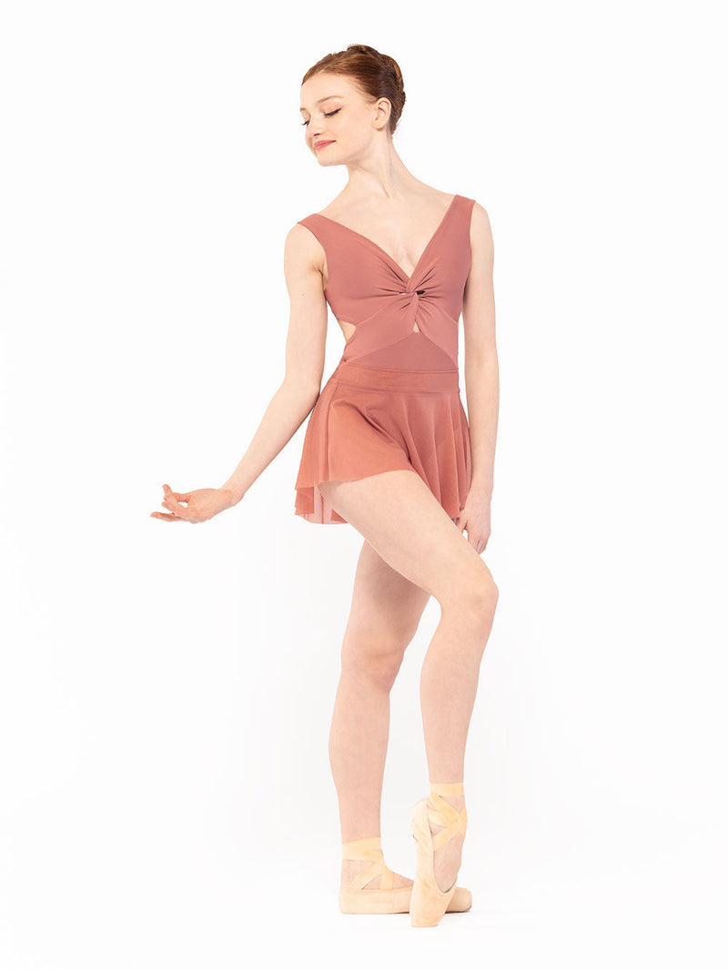 *エレベ ダンスウェア ジャッキー・レオタード サンドストーン Eleve Dancewear Jackie Leotard Sandstone RTW