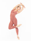 *エレベ ダンスウェア ジャッキー・ユニタード サンドストーン Eleve Dancewear Jackie Unitard Sandstone RTW