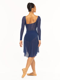 *エレベ ダンスウェア ダイアナ レオタード Eleve Dancewear Diana Leotard Sapphire Velvet RTW