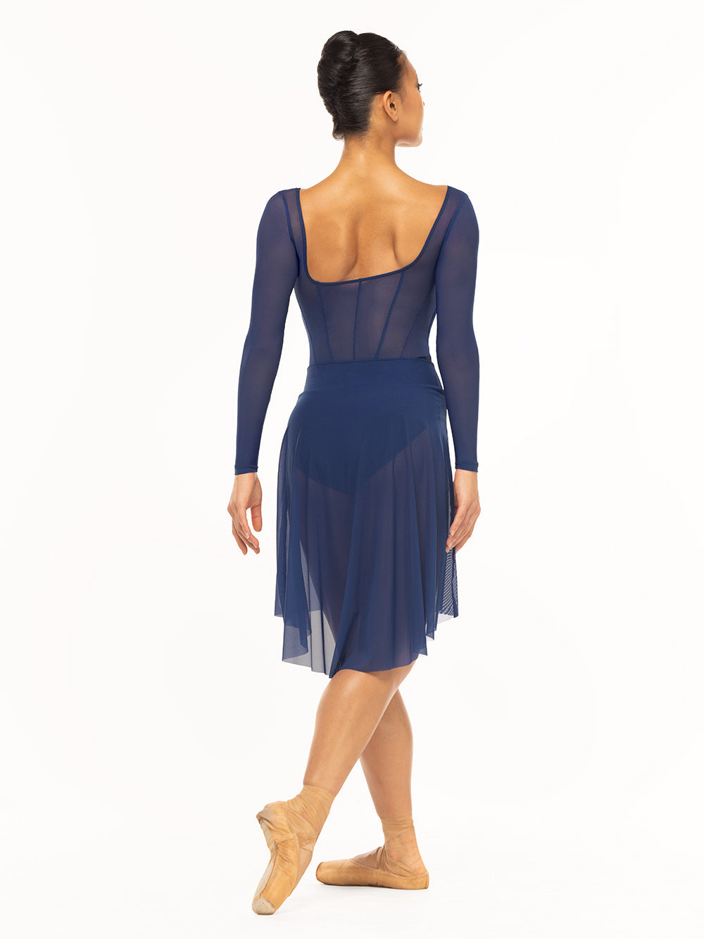 *エレベ ダンスウェア ダイアナ レオタード Eleve Dancewear Diana Leotard Sapphire Velvet RTW