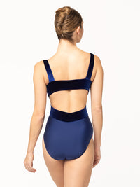 エレベ ダンスウェア ジャッキー・レオタード Eleve Dancewear Jackie Leotard Sapphire Velvet RTW