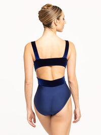 エレベ ダンスウェア ジャッキー・レオタード Eleve Dancewear Jackie Leotard Sapphire Velvet RTW