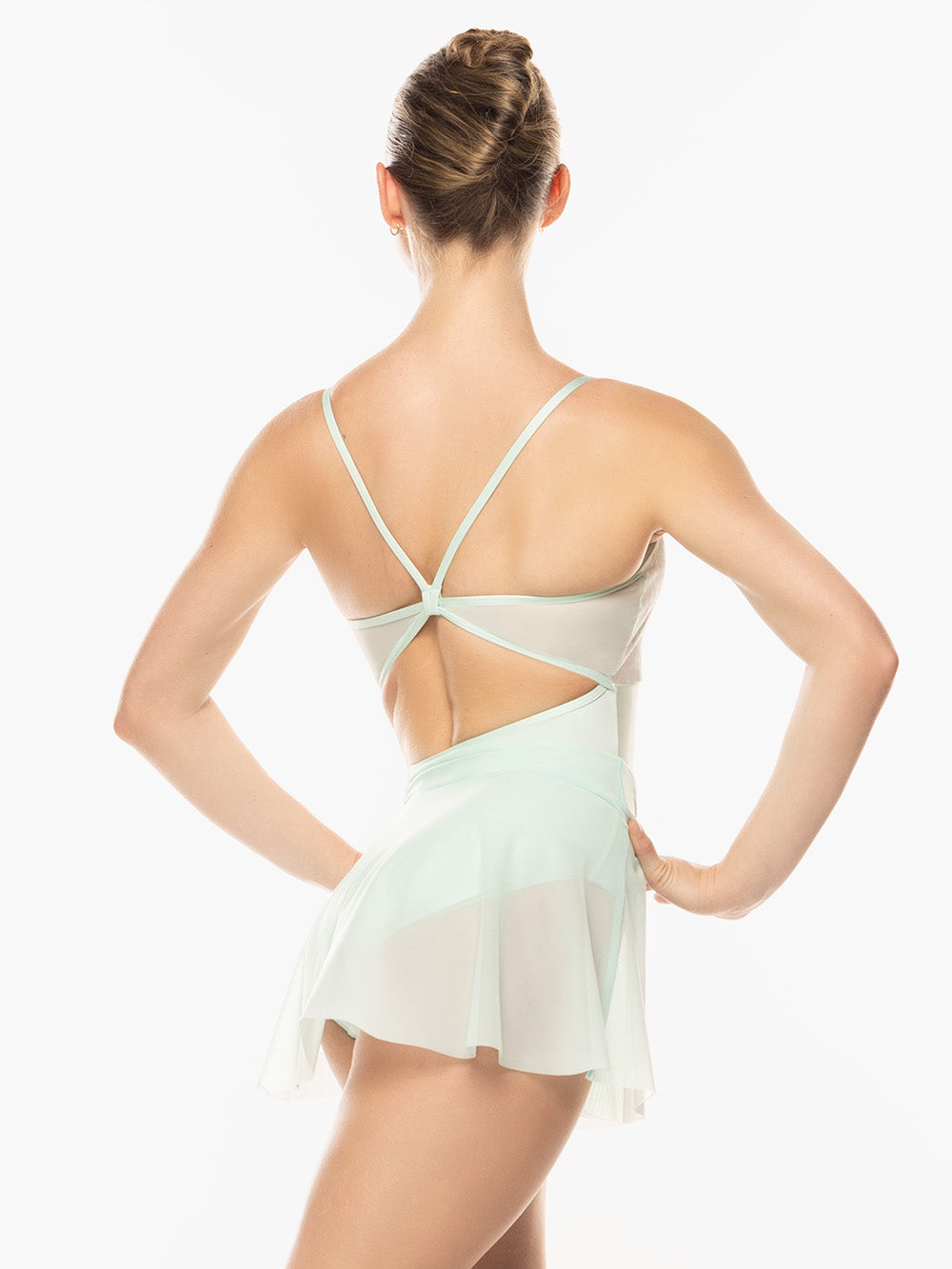 エレベ ダンスウェア アモラスカート Eleve Dancewear Amora Skirt Spearmint Mesh RTW