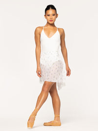 エレベ ダンスウェア ロングハイロースカート Eleve Dancewear Long High-Low Skirt Baby's Breath Mesh RTW