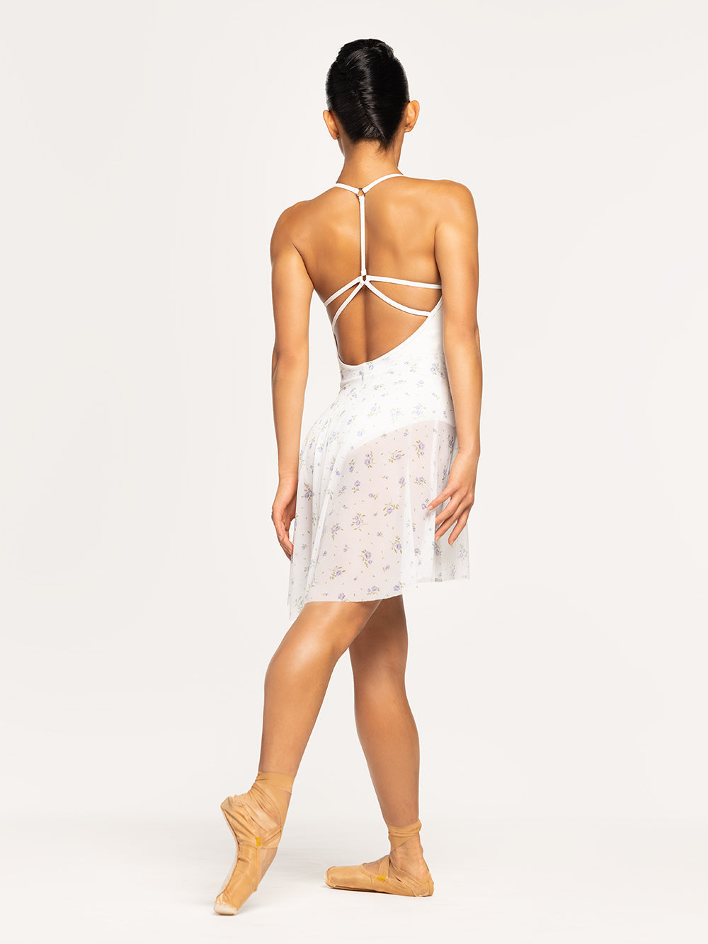 エレベ ダンスウェア ロングハイロースカート Eleve Dancewear Long High-Low Skirt Baby's Breath Mesh RTW