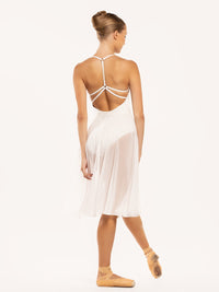 エレベ ダンスウェア シフォン・リハーサル・スカート Eleve Dancewear Chiffon Rehearsal Skirt Stage White RTW