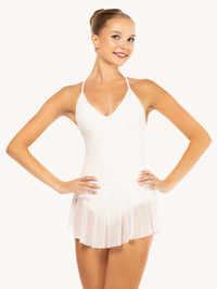 エレベ ダンスウェア ヒップスター・スカート Eleve Dancewear Hipster Skirt White Mesh RTW