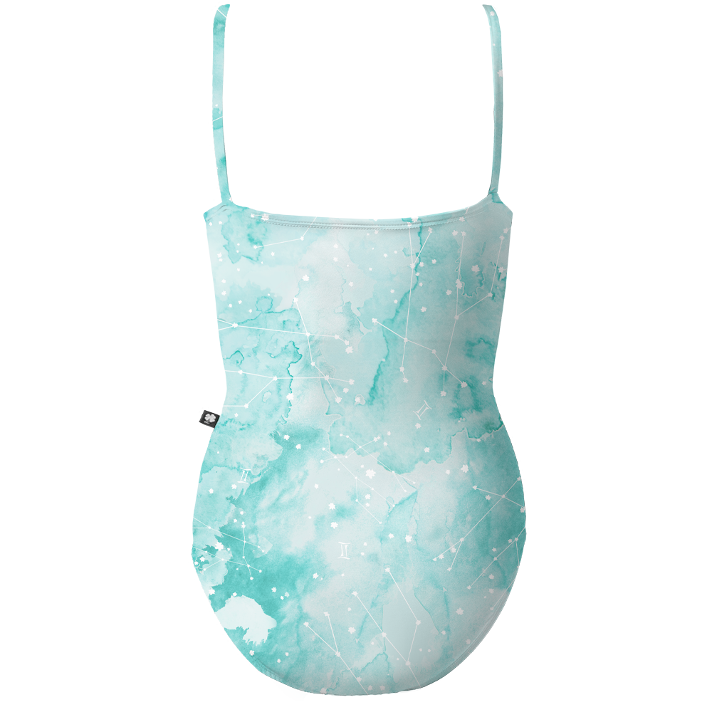 ラッキーレオ キャミソールレオタード Luckyleo TURQUOISE GEMINI CONSTELLATION HARMONY SCOOP