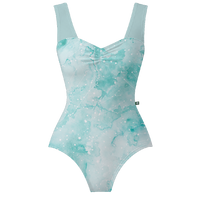 ラッキーレオ タンクレオタード Luckyleo TURQUOISE GEMINI CONSTELLATION & TURQUOISE MESH ANGEL
