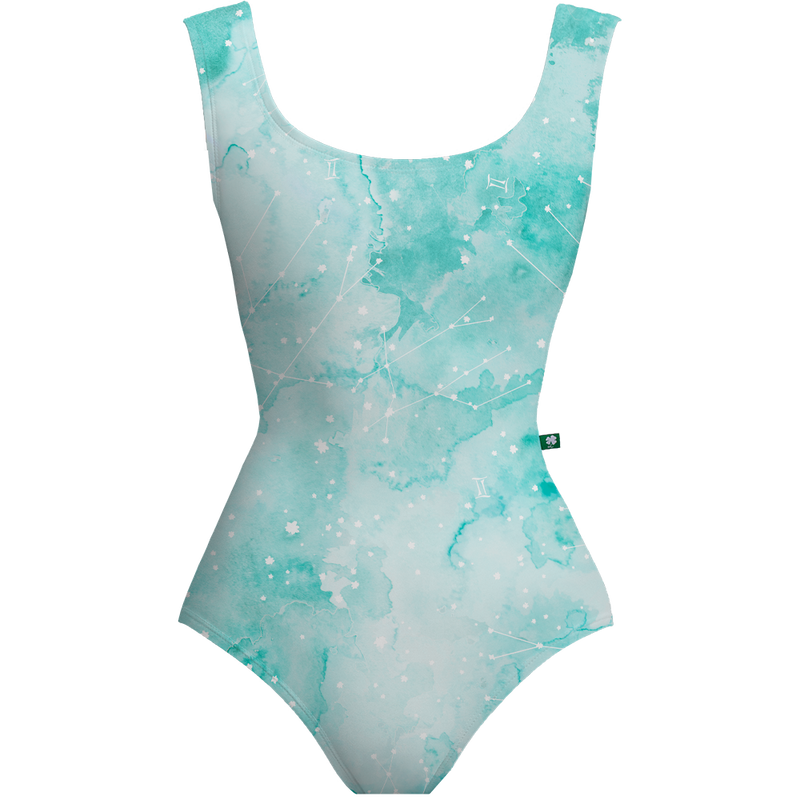 Luckyleo レオタード　S ラッキーレオ タンクレオタード Luckyleo TURQUOISE GEMINI