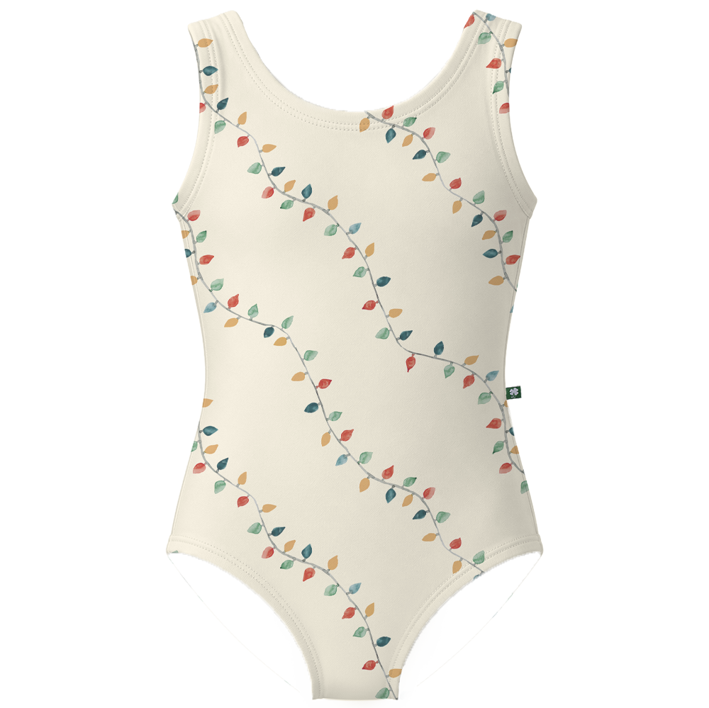 ラッキーレオ Luckyleo Cream Twinkle Kids Crescent Leotard