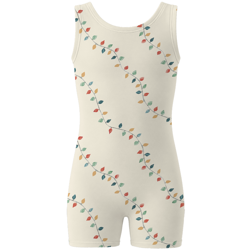 ラッキーレオ Luckyleo Navy Frosty Shine Shorts Unitard