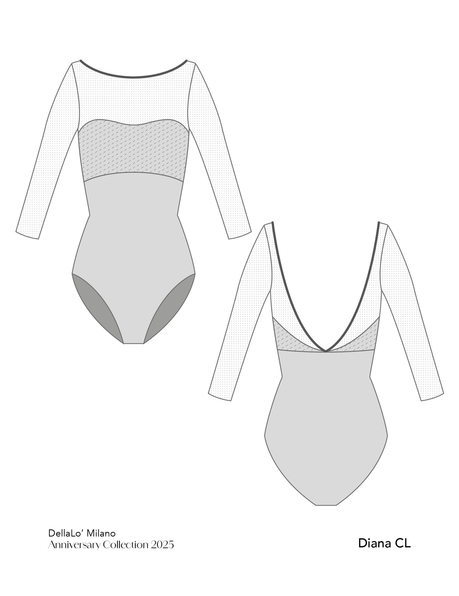 デラロミラノ　レオタード　アイコンズ　ディアナMサイズ 楽天市場】＼Lineお友達いつでも300円OFFクーポン／【DellaLo Milano