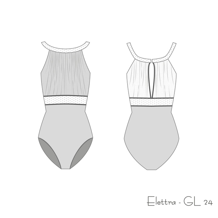 デラロミラノ レオタード ゴールデンラベル イレッタ（予約商品）DellaLo' Milano Season 2024 Elettra GL - Dance leotard