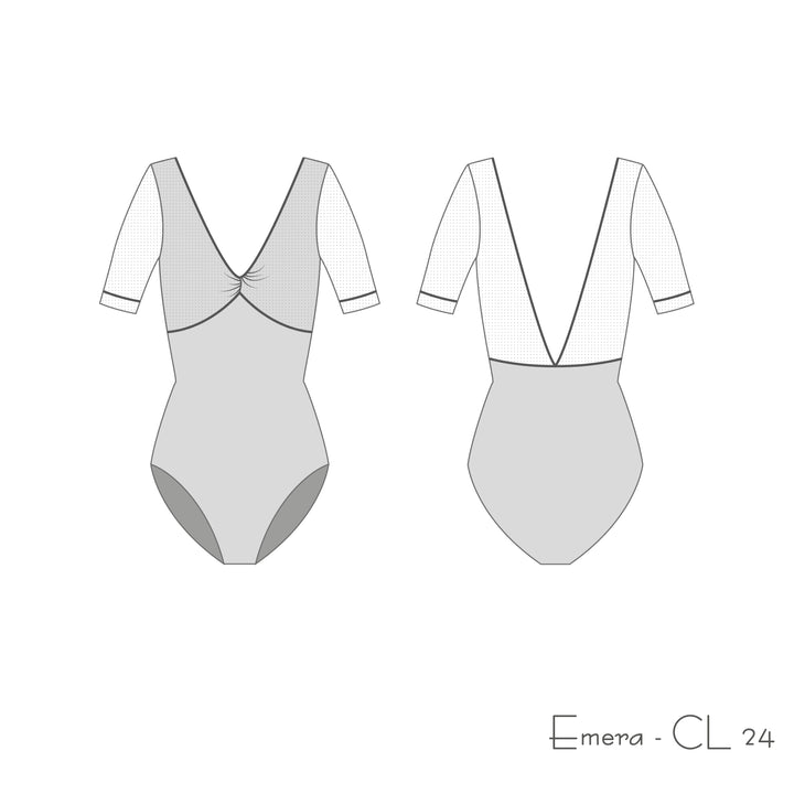 デラロミラノ レオタード クラッシー エメラ（予約商品）DellaLo' Milano Season 2024 Emera CL - Dance leotard