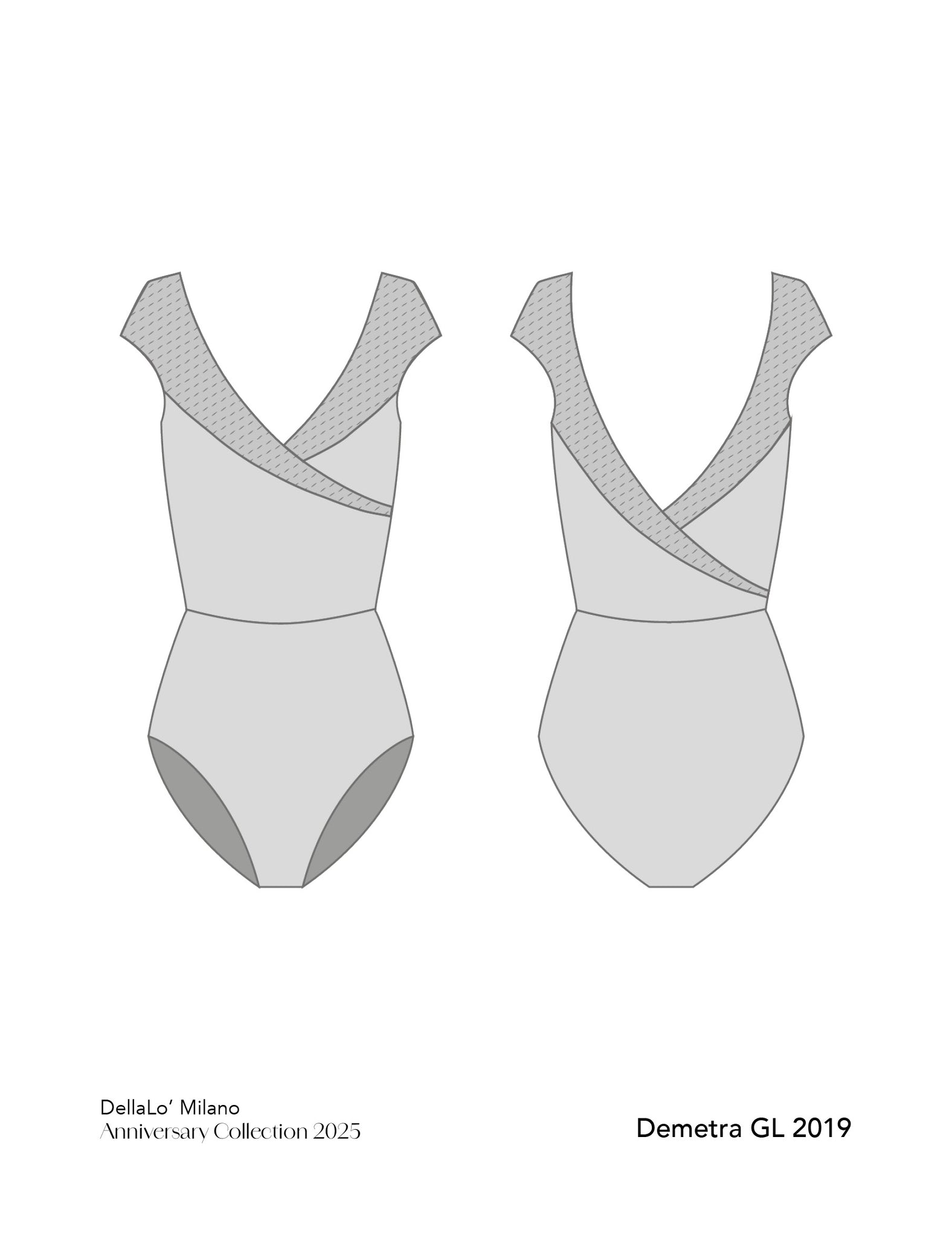 DellaLo' Milano レオタード Demetra Mサイズ DellaLo' Milano レオタード Demetra Mサイズ Demetra GL 2019