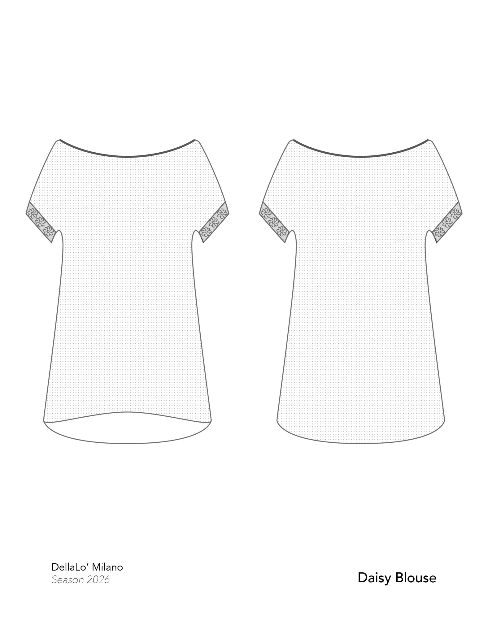 デラロミラノ デイジー ブラウス DellaLo' Milano Daisy Blouse 2026