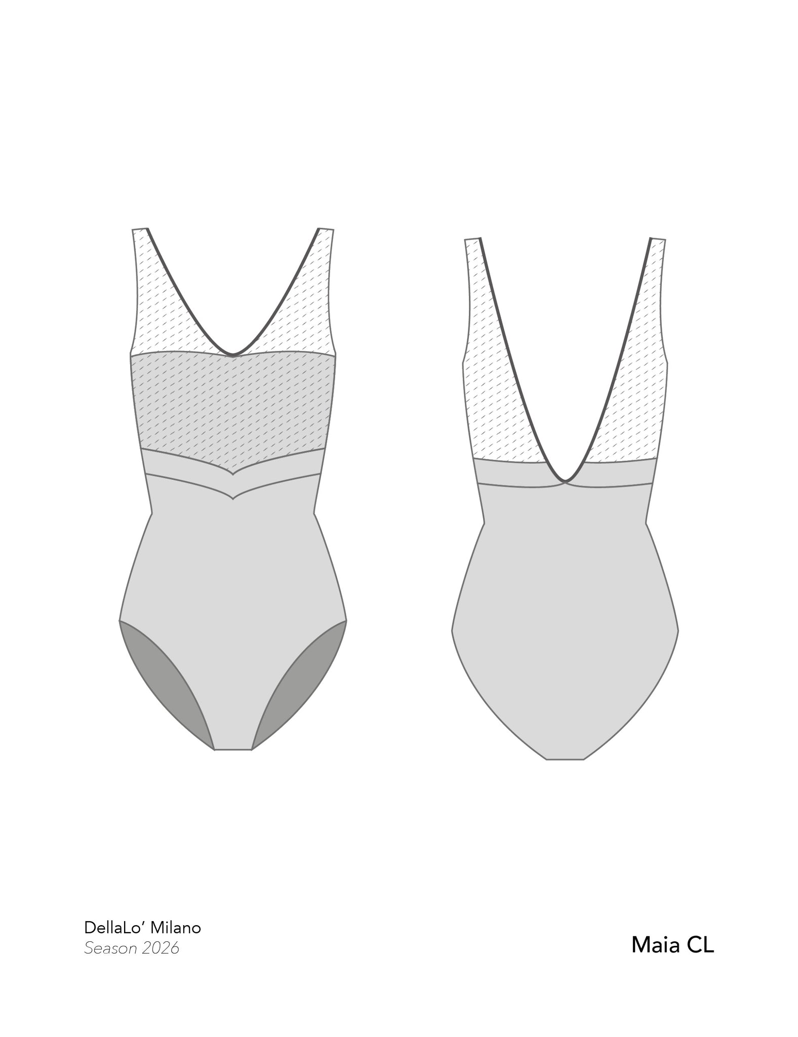 デラロミラノ レオタード マイア DellaLo' Milano Maia CL 2026 – 輸入