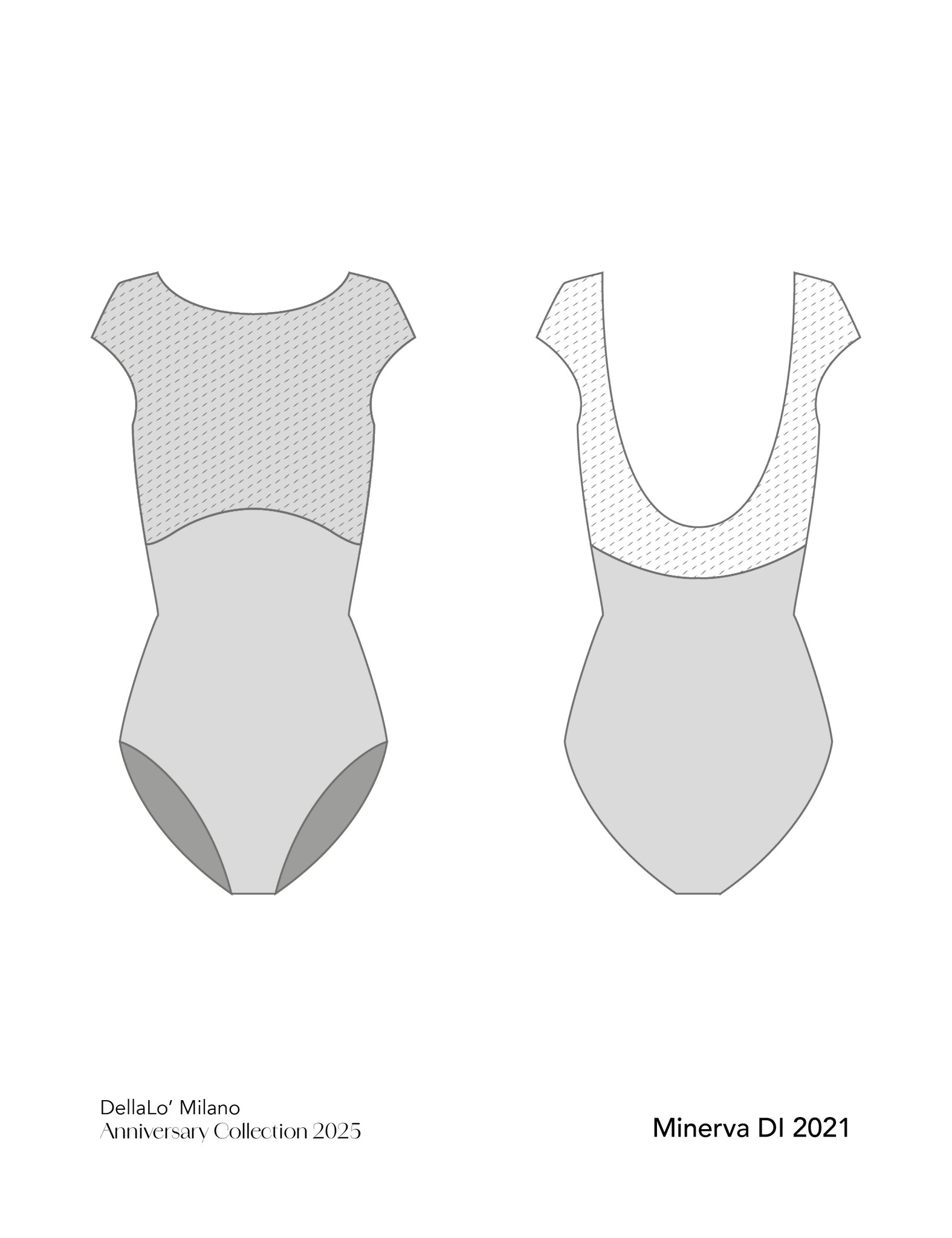 デラロミラノ レオタード DellaLo' Milano Icons 2025 Minerva DI 2021 - Dance Leotard