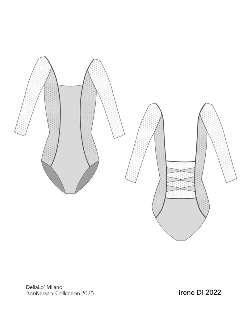 デラロミラノ レオタード DellaLo' Milano Icons 2025 Irene DI 2022 - Dance Leotard