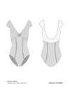デラロミラノ レオタード DellaLo' Milano Icons 2025 Venere DI 2023 - Dance Leotard