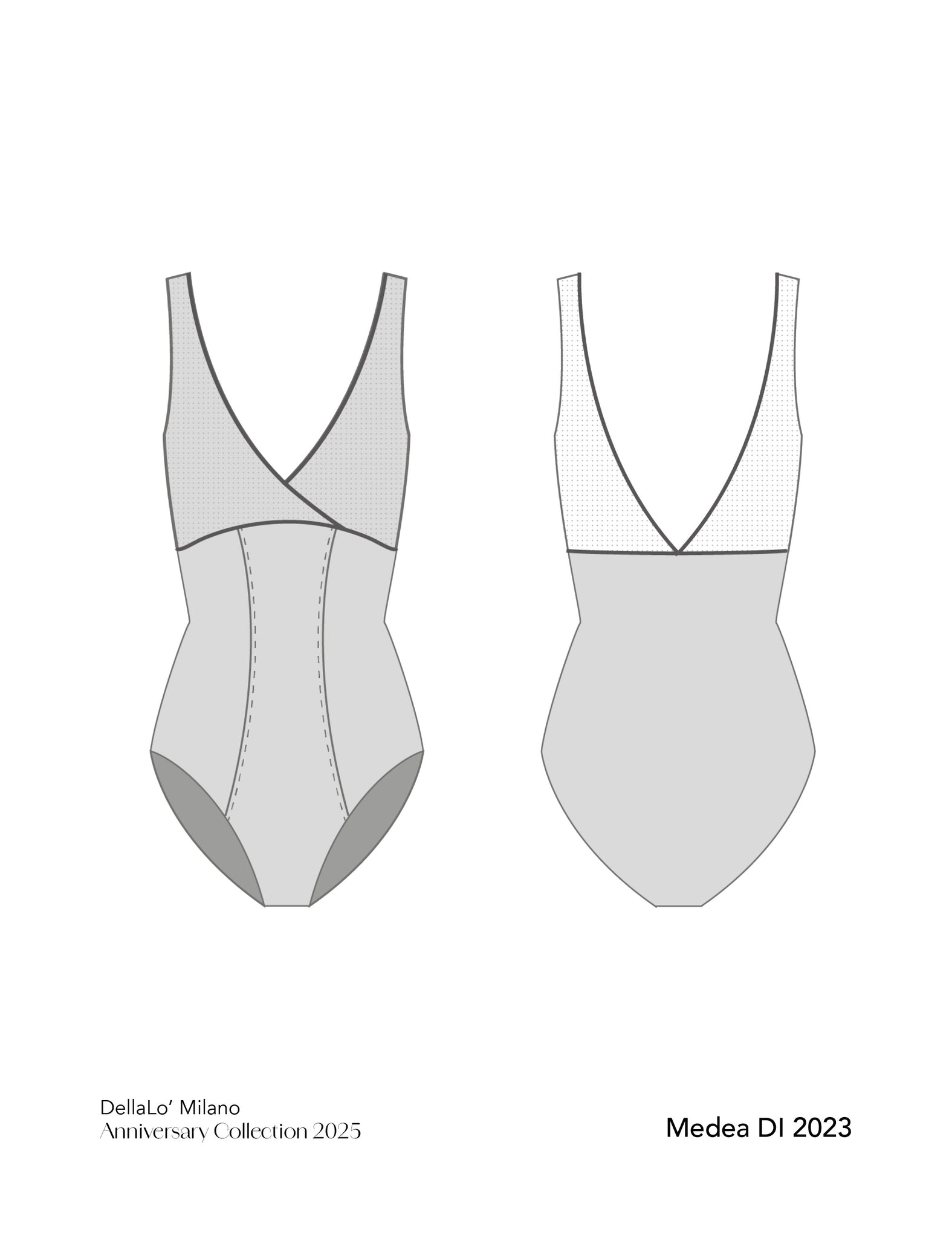 デラロミラノ レオタード DellaLo' Milano Icons 2025 Medea DI 2023 - Dance Leotard