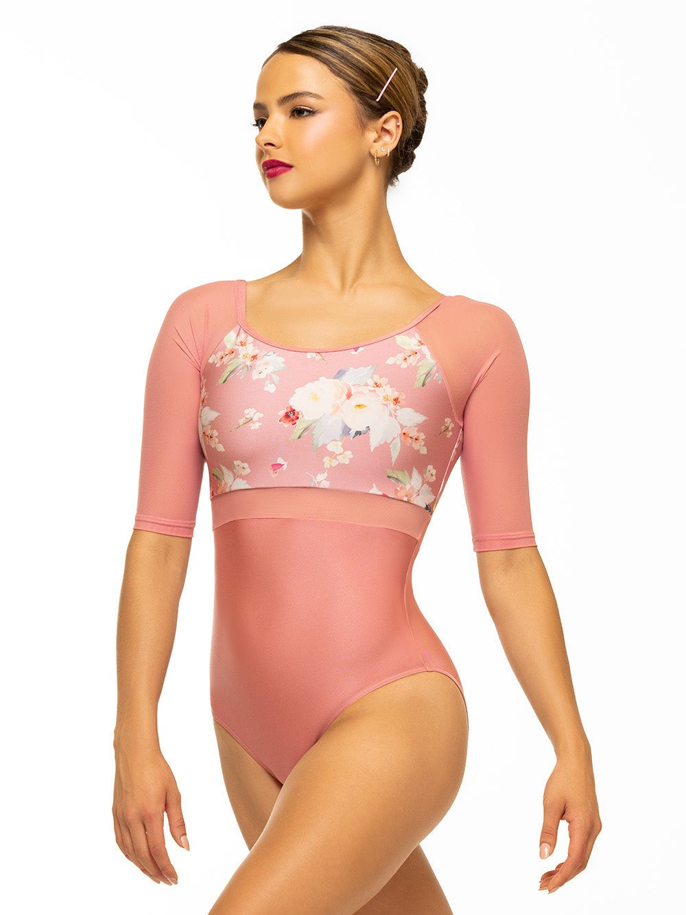 エレベ ダンスウェア エラ・レオタード トランキル・ランタナ Eleve Dancewear Ella Leotard Tranquil Lantana RTW