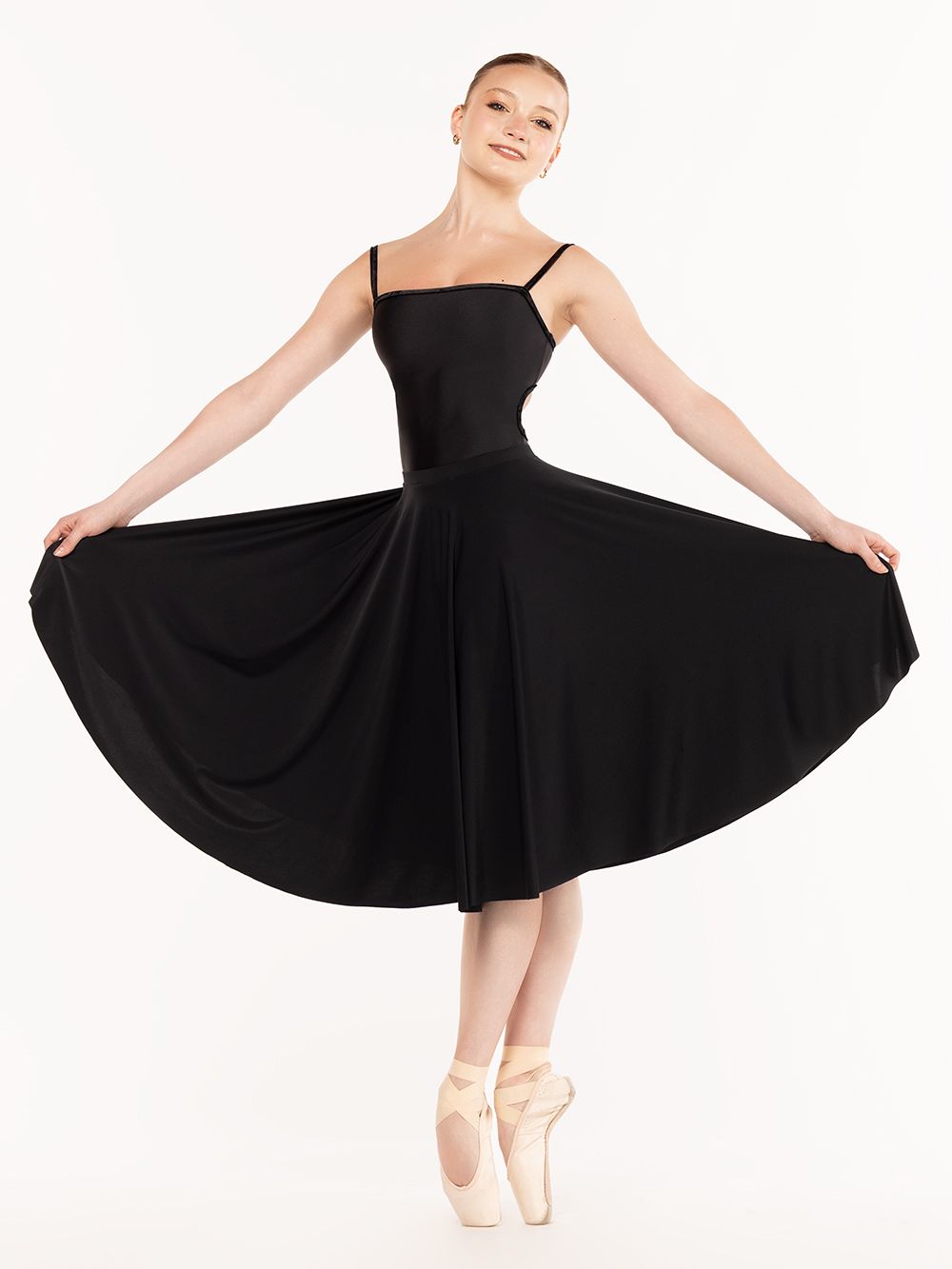 エレベ ダンスウェア キャラクタースカート Eleve Dancewear Character Skirt Black RTW