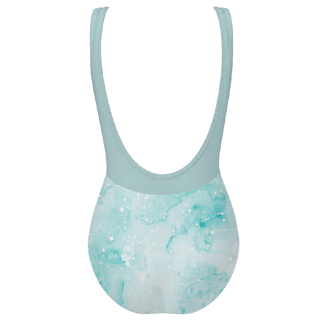 ラッキーレオ タンクレオタード Luckyleo TURQUOISE GEMINI CONSTELLATION & TURQUOISE MESH ANGEL