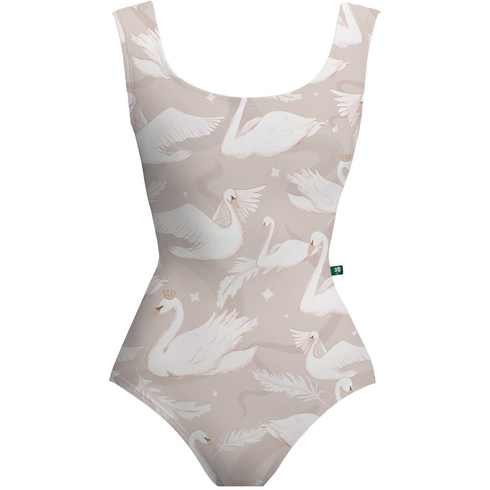 ラッキーレオ タンクレオタード Luckyleo WHITE SWAN CRESCENT
