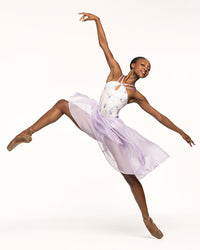 *エレベ ダンスウェア シフォン・リハーサル・スカート Eleve Dancewear Chiffon Rehearsal Skirt Iced Lilac RTW