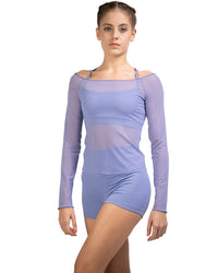 リュリ メッシュ ロングスリーブ トップ フェイス 全48色【大人】LULLI Women Mesh Long Sleeve Top Faith