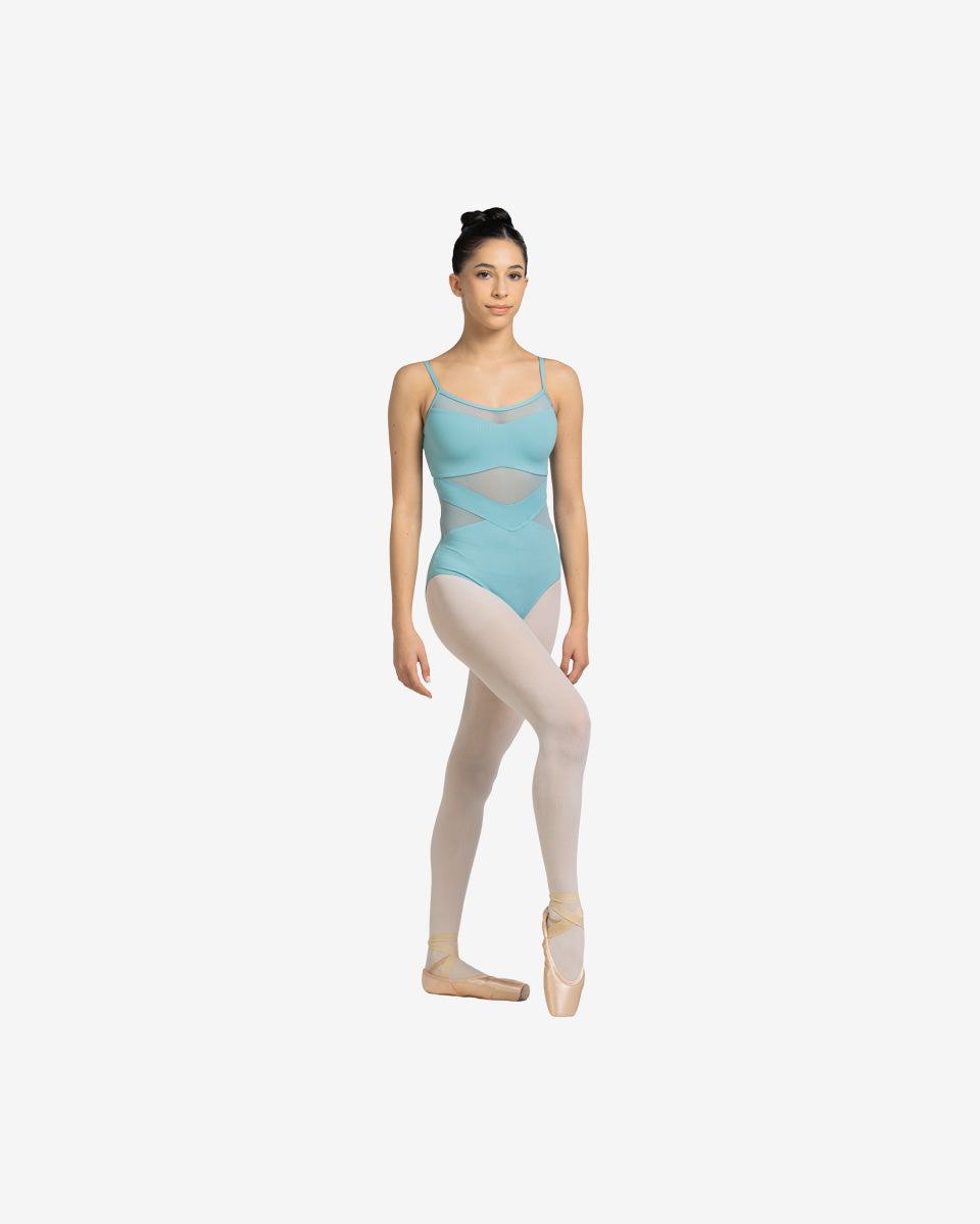 リュリ キャミソール メッシュ レオタード セシリア 全48色【大人】LULLI Womens Camisole Mesh Leotard Cecelia
