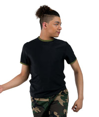 アウィッシュカムトゥルー ダンス衣装  ジャズ/ヒップホップ  カモトリムガイトップ A Wish Come True Camo Trim Guy Top