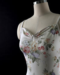 レヴダンス レオタード LEVDANCE Adele sweetheart leotard BEIGE FLORAL
