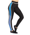 アウィッシュカムトゥルー ダンス衣装 メッシュのサイドストライプレギンス A Wish Come True Mesh Side Stripe Leggings