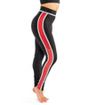 アウィッシュカムトゥルー ダンス衣装 メッシュのサイドストライプレギンス A Wish Come True Mesh Side Stripe Leggings